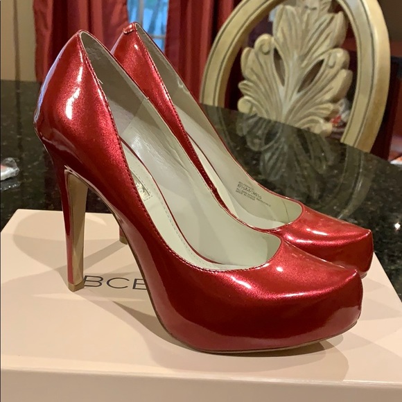 Bcbg red pearl pumps - Picture 2 of 4